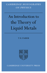 Introduction to the Theory of Liquid Metals