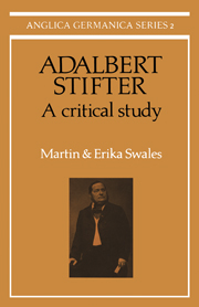 Adalbert Stifter: A Critical Study