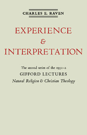 Natural Religion and Christian Theology