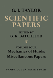 The Scientific Papers of Sir Geoffrey Ingram Taylor