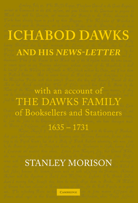 Ichabod Dawks and his Newsletter