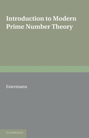 Introduction to Modern Prime Number Theory