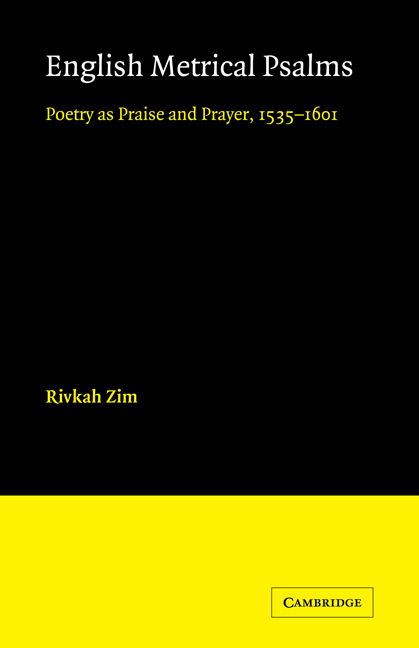 English Metrical Psalms