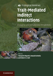 Trait-Mediated Indirect Interactions