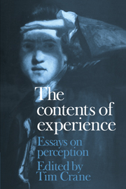 The Contents of Experience