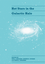 Hot Stars in the Galactic Halo