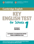 Cover image of Cambridge KET for Schools 1