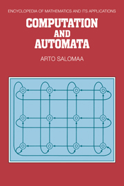 Computation and Automata