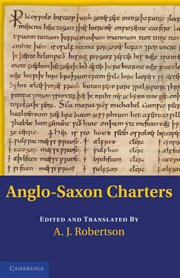 Anglo-Saxon Charters