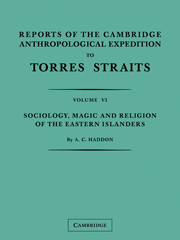 Reports of the Cambridge Anthropological Expedition to Torres Straits