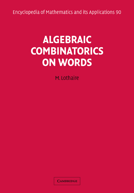 Algebraic Combinatorics on Words