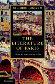 The Cambridge Companion to the Literature of Paris