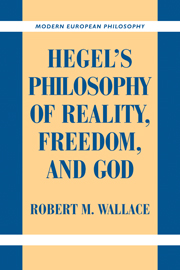 Hegel's Philosophy of Reality, Freedom, and God