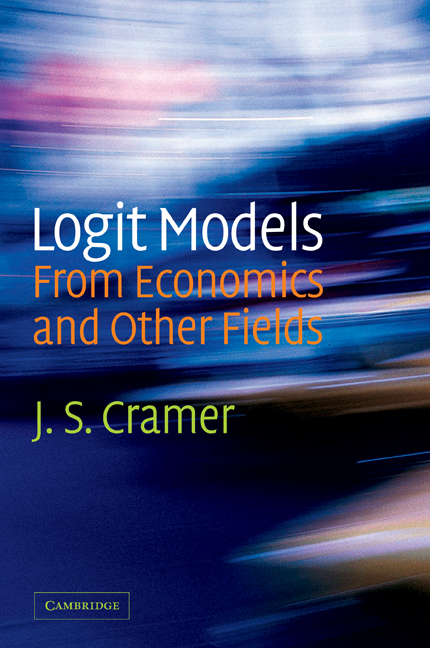 Logit Models from Economics and Other Fields