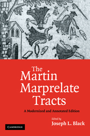 The Martin Marprelate Tracts