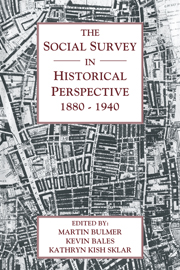 The Social Survey in Historical Perspective, 1880–1940