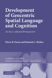 Development of Geocentric Spatial Language and Cognition