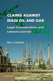 Claims against Iraqi Oil and Gas