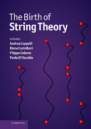 The Birth of String Theory