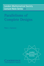 Parallelisms of Complete Designs