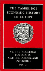 The Cambridge Economic History of Europe