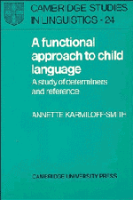 A Functional Approach to Child Language
