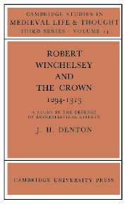 Robert Winchelsey and the Crown 1294–1313