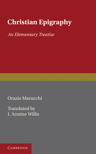 Christian Epigraphy