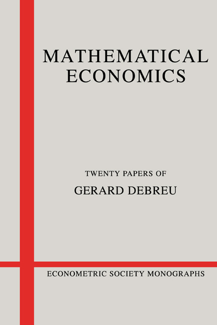 Mathematical Economics | Cambridge University Press & Assessment
