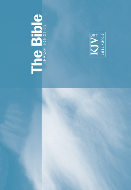 KJV Transetto Text Bible, Blue