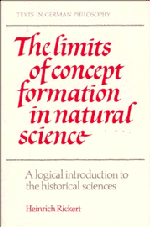 The Limits of Concept Formation in Natural Science