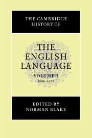 The Cambridge History of the English Language