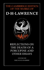 Reflections on the Death of a Porcupine and Other Essays