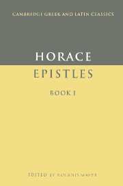 Epistles Book I