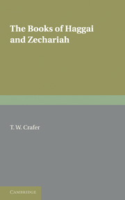 The Books of Haggai and Zechariah