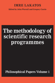 The Methodology of Scientific Research Programmes