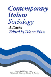 Contemporary Italian Sociology