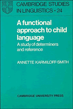 A Functional Approach to Child Language