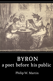 Byron: A Poet before his Public