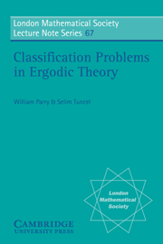 Classification Problems in Ergodic Theory | Differential and integral  equations, dynamical systems and control