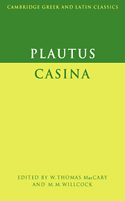 Plautus: Casina