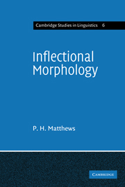 Inflectional Morphology