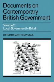 Documents on Contemporary British Government