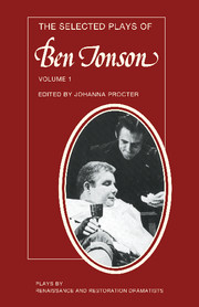 The Selected Plays of Ben Jonson