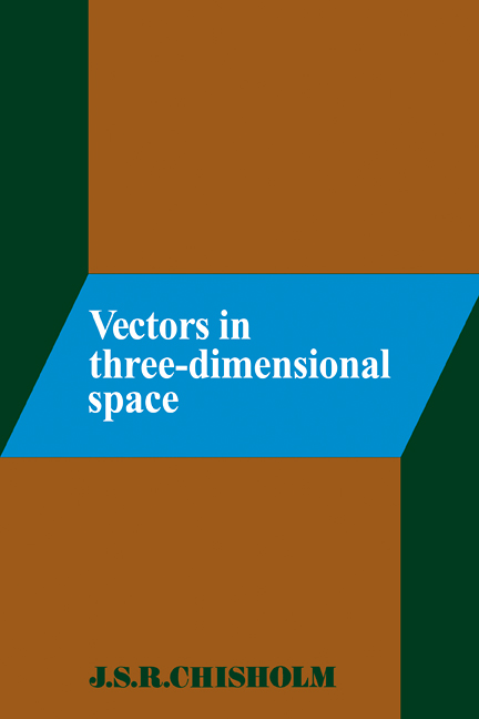 Vectors in Three-Dimensional Space