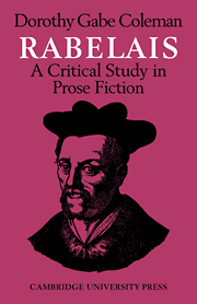 Rabelais: A Critical Study in Prose Fiction