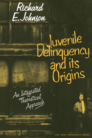 Juvenile Delinquency and its Origins
