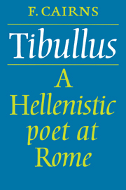 Tibullus: A Hellenistic Poet at Rome