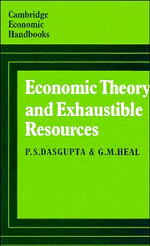 Economic Theory and Exhaustible Resources