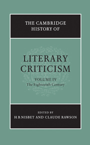 The Cambridge History of Literary Criticism